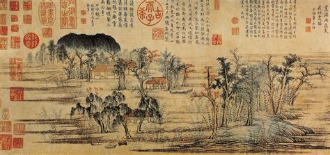 鹊华秋色图图片