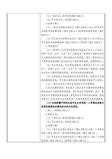 【三月招生简章】2023年上海闵行职业技术学院自主招生考试招生简章 - 三校升APP