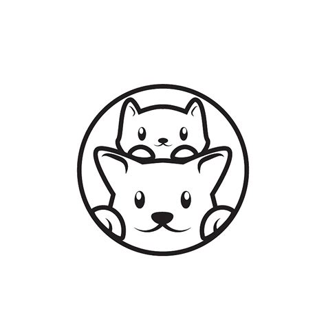 可爱的小猫logo设计欣赏
