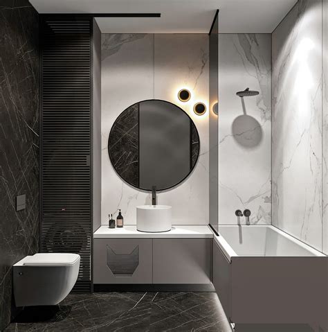 欧美风格大型卫生间卫浴装修效果图-房天下装修效果图