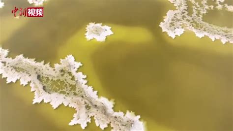 中国死海：色彩斑斓的运城盐湖图片素材