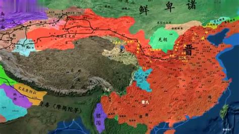中国历史地图演变图片
