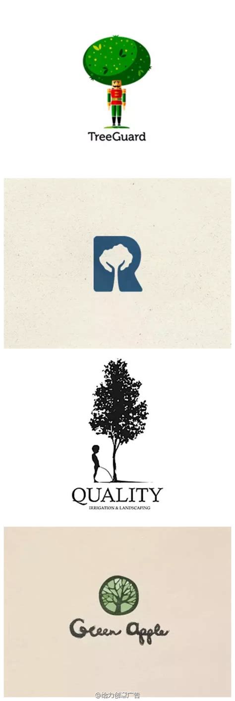 以树为主题的创意LOGO作品分享_logo设计