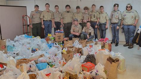 Boy Scouts Food Drive for JCCM - Jefferson County Community Ministries