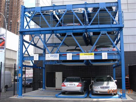 二层升降横移式机械停车设备 立体车库智能停车设备 升降式车库-阿里巴巴