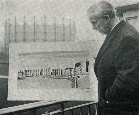 Surrey secretary Geoffrey Howard examines plans for The Oval ...