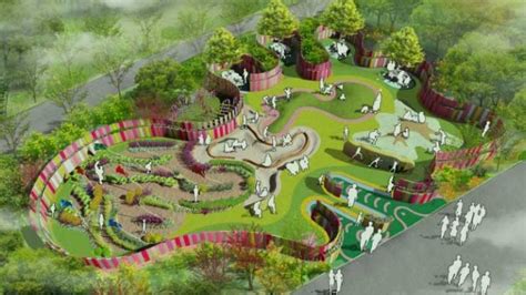 儿童乐园规划设计-无动力公园方案-室外游戏设备-德西亚游乐