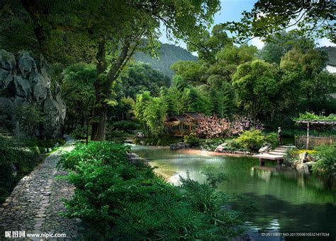 高山流水图图片