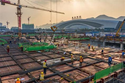 重庆西站二期即将全面完成土建工程-人民图片网