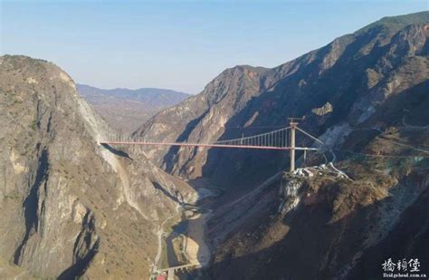 世界最大跨径山区峡谷悬索桥金安金沙江大桥合龙_云南省交通运输厅