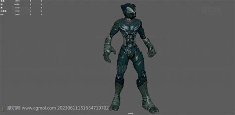 外星战士 科幻装甲铠甲战士 宇宙外星生物_科幻角色模型下载-摩尔网CGMOL