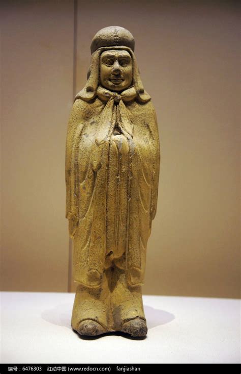 北朝（公元386-581年）裲裆甲陶男俑高清图片下载_红动中国