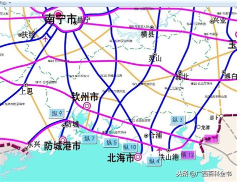 广西交通地图图片