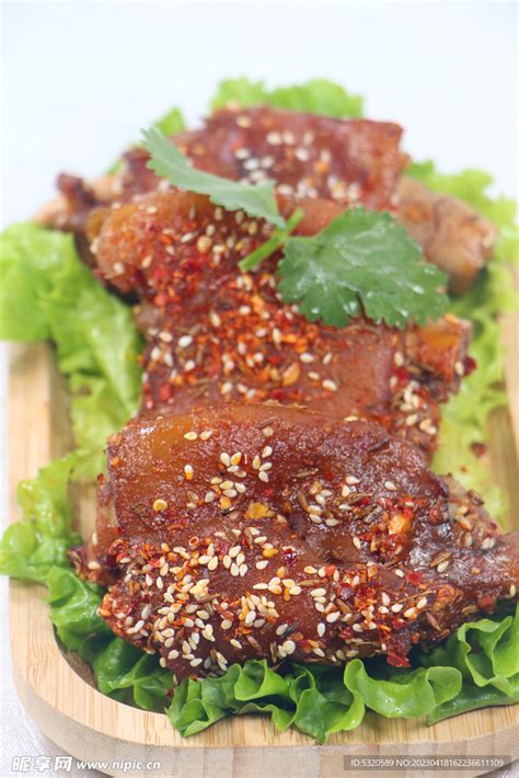 烤猪蹄,中国菜系,食品餐饮,摄影素材,汇图网www.huitu.com