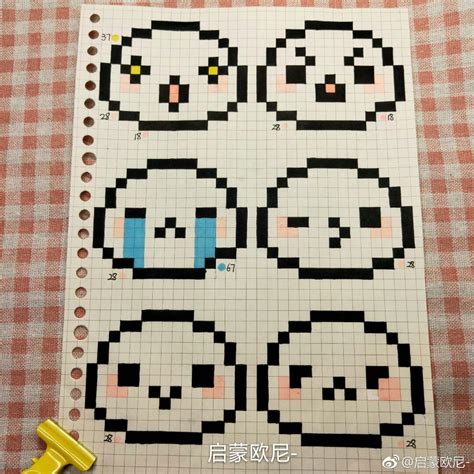 格子画(像素画)图片
