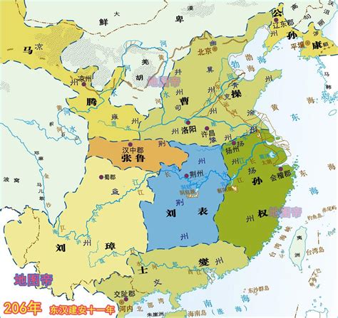 三国时地图图片