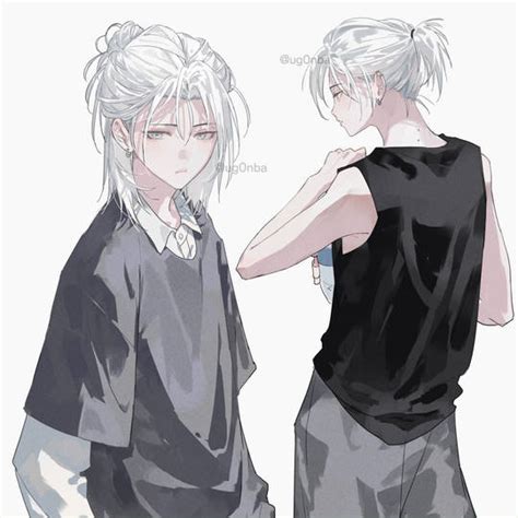 非主流男生插画头像
