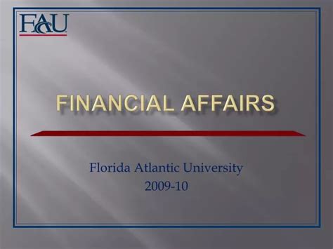 PPT - Financial Affairs Training Program PowerPoint Presentation, free ...