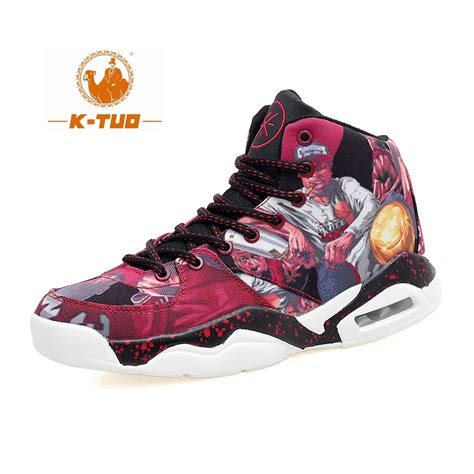 K TUO High Top Basketball Shoes Men Women Boots Breathable Non Slip ...