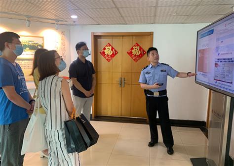杭州橙鹰数据技术有限公司到长庆派出所参观学习