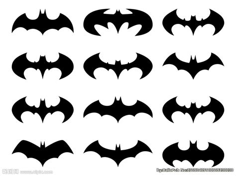 蝙蝠侠矢量图标第二期设计图__其他图标_标志图标_设计图库_昵图网nipic.com