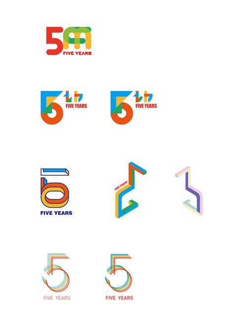 五周年logo设计|平面|图案|shuangwaiwairs - 原创作品 - 站酷 (ZCOOL)