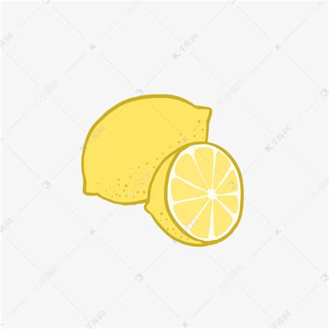 卡通可爱柠檬PNG素材图片免费下载-千库网
