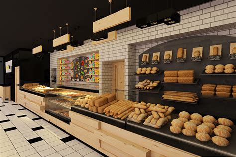 BreadTalk面包坊设计效果图_安徽广雅装饰工程有限公司