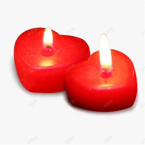 红色心形蜡烛图案矢量图png图片免费下载-素材0yVWUVakU-新图网