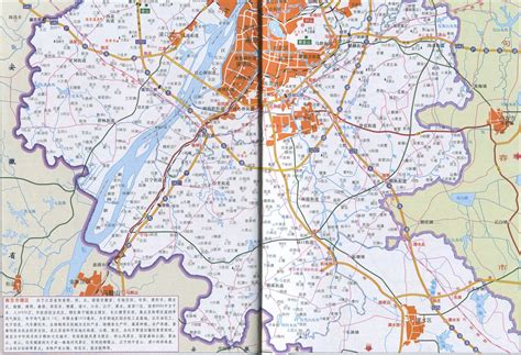 江苏南京市旅游地图