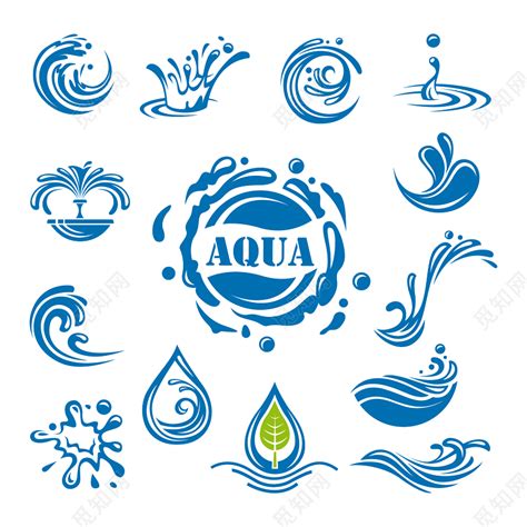 水纹logo面食,其它,LOGO/吉祥物设计,设计模板,汇图网www.huitu.com