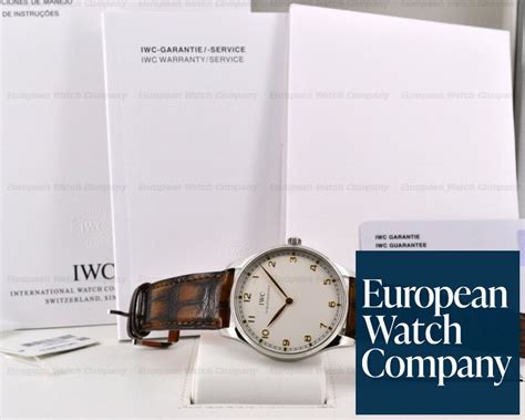 (19780) IWC IW570303 Portuguese Pure Classic SS White Dial