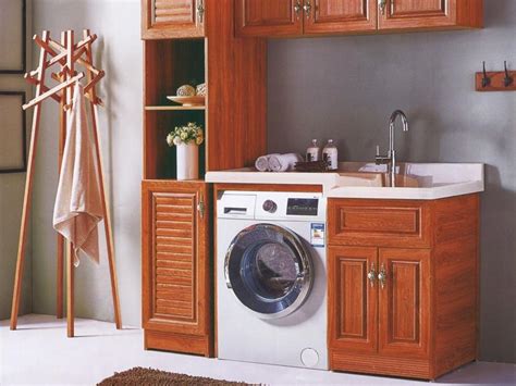 批发太空铝洗衣机伴铝柜一体柜阳台切角洗衣台组合柜小户型石英石-阿里巴巴