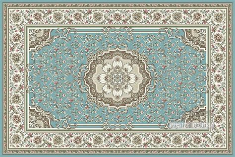 浅色美式传统花纹地毯贴图_威廉高尔(云织设)官网