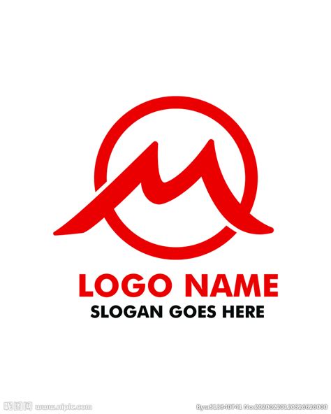 M字母LOGO设计M字母标志商标图片_LOGO_编号10888891_红动中国