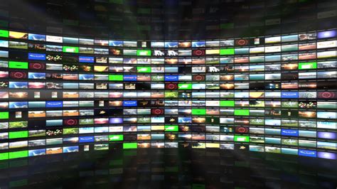 多媒体电视墙旋转无缝循环视频特效素材-千库网