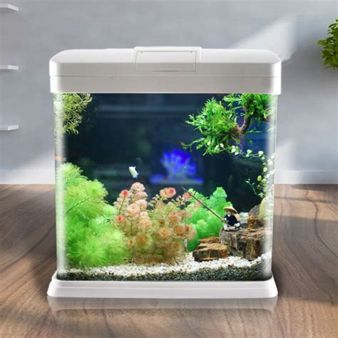 SEA STAR 海星生态小鱼缸客厅小型 鱼缸水族箱创意鱼缸迷你玻璃 ...