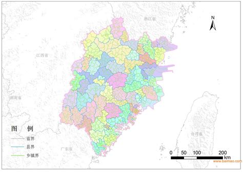 2021年中国地图省、市、区县域分色块可编辑AI/CDR矢量地图 - 知乎