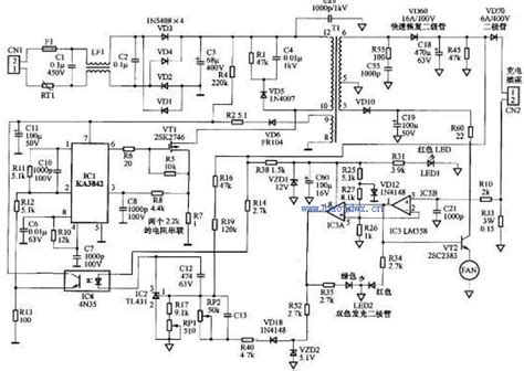 电动车48V充电器原理图与维修 - 湖南省阳光电子技术学校