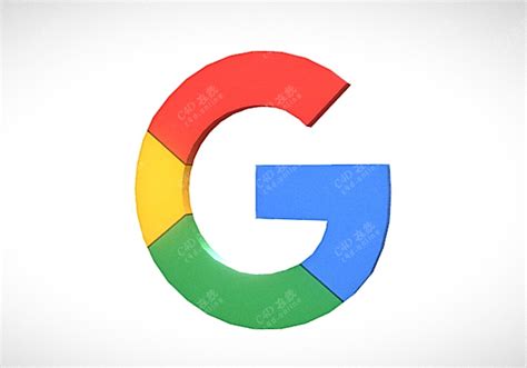 谷歌Google标志logo品牌模型下载 c4d模型