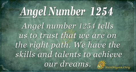 Angel Number 1254 Meaning: Let Go Of All Worries - SunSigns.Org