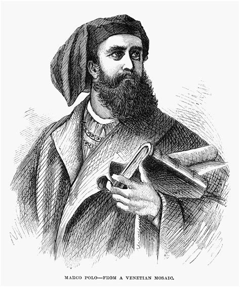 Posterazzi: Marco Polo (1254-1324) Nvenetian Traveler Line Engraving ...