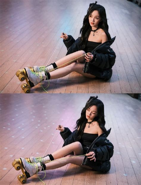 非主流美女溜冰头像