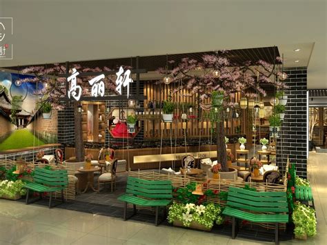 贵阳餐厅装修：1200㎡餐饮装修设计，造价150万_贵阳设计师-站酷ZCOOL