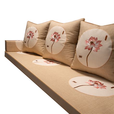 新中式红木沙发座垫家用客厅坐垫实木家具防滑海绵乳胶垫支持定做_虎窝淘