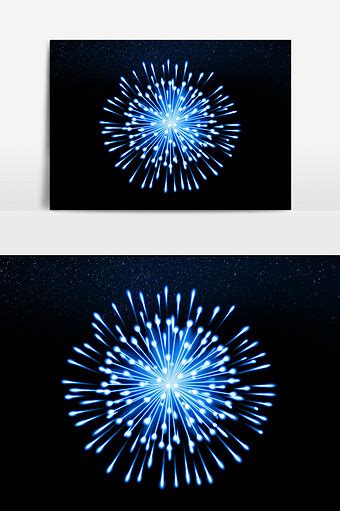 蓝色烟火特效设计元素1000*1000图片素材免费下载-编号434815-潮点视频