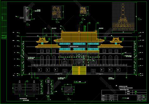 寺庙古建筑设计方案图-中国古建-筑龙建筑设计论坛