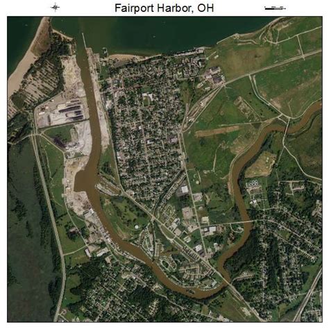 Aerial Photography Map of Fairport Harbor, OH Ohio
