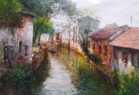 油画风景图片