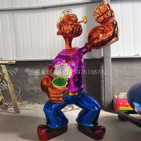 制作玻璃钢雕塑户外大型卡通动漫公仔玩偶吉祥物雕像装饰摆件